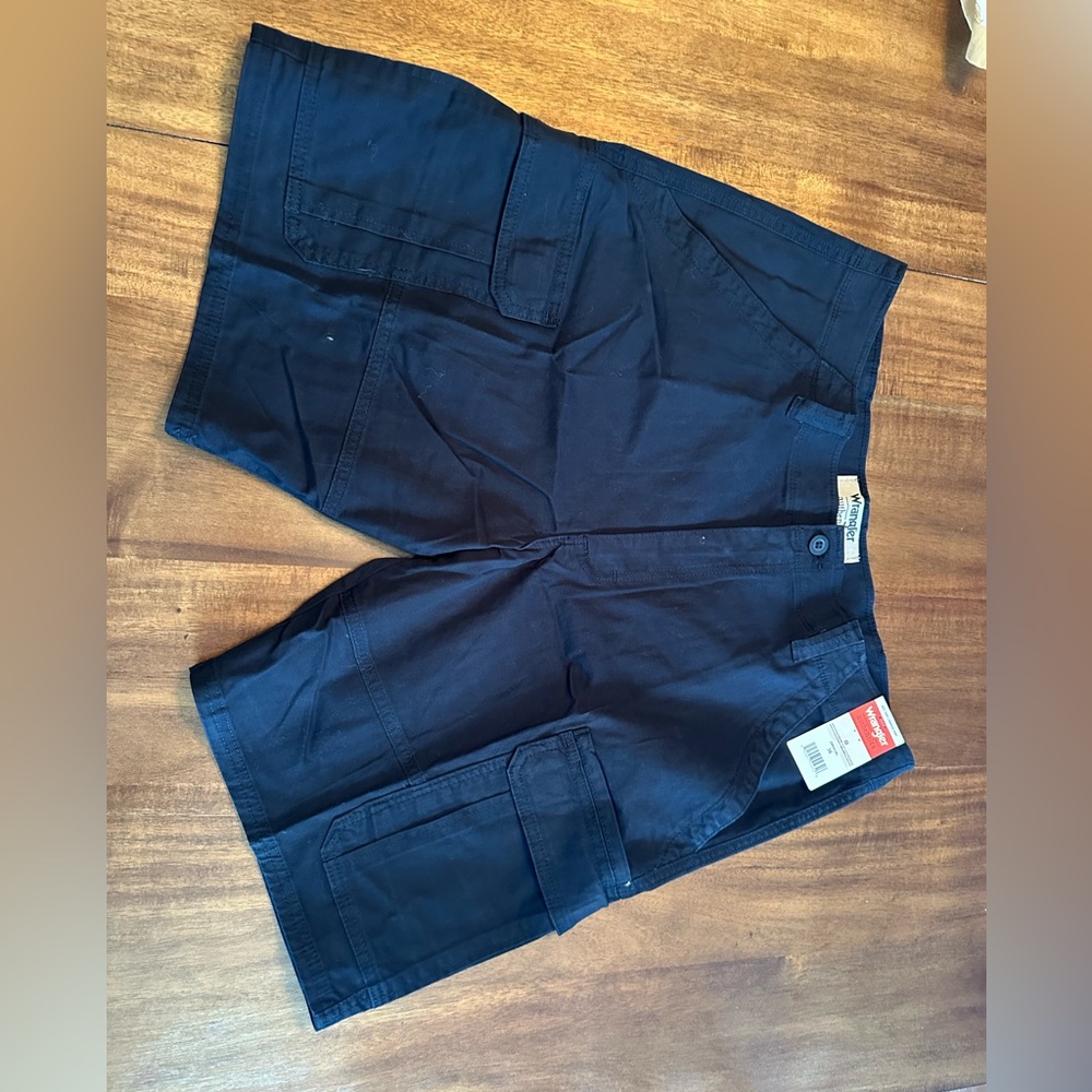 Wrangler black shorts. New with tags. Size 36